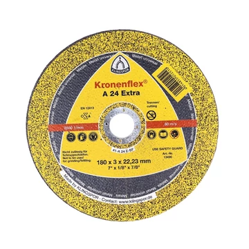 KLINGSPOR Vágókorong A24 EXTRA fémvágó, 180x3x22,23mm (13490)