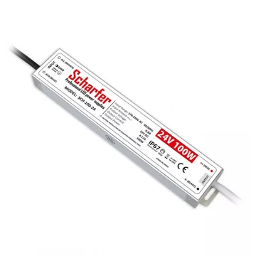 SCHARFER LED tápegység SCHARFER, 100W, 24V DC, 170-250V/AC, IP67 (SCHA-100-24)