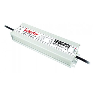 SCHARFER LED tápegység SCHARFER, 200W, 12V DC, 170-250V/AC, IP67 (SCHA-200-12)