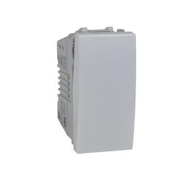 SCHNEIDER ELECTRIC UNICA Egypólusú kapcsoló, rögzítőkeret nélkül, 1 modulos, fehér (MGU3.101.18)