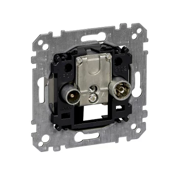 SCHNEIDER ELECTRIC MERTEN TV/R-SAT aljzat, átmenő (MTN299201)