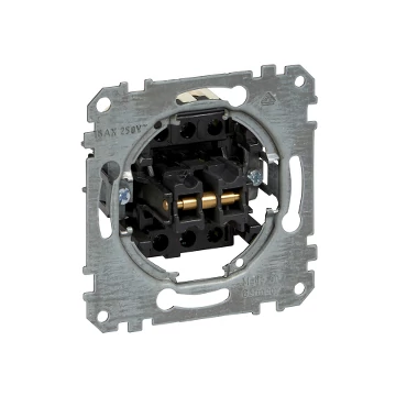 SCHNEIDER ELECTRIC MERTEN Csillárkapcsoló, egypólusú + kétpólusú kapcsolóval, csavaros bekötés, 10AX (MTN312000)