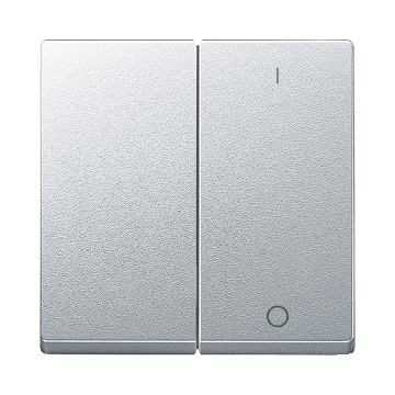 SCHNEIDER ELECTRIC MERTEN Dupla billentyű, I/O, System-M, alumínium (MTN312060)