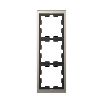 SCHNEIDER ELECTRIC MERTEN D-Life hármas keret, nikkel (fém) (MTN4030-6550)