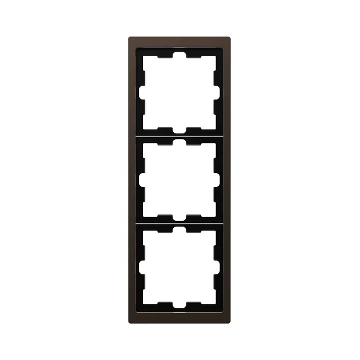 SCHNEIDER ELECTRIC MERTEN D-Life hármas keret, mokka (fém) (MTN4030-6552)