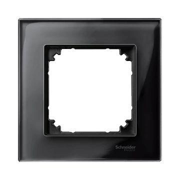 SCHNEIDER ELECTRIC MERTEN M-Elegance egyes keret, ónixfekete (üveg) (MTN404103)