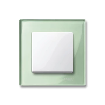 SCHNEIDER ELECTRIC MERTEN M-Elegance egyes keret, smaragdzöld (üveg) (MTN404104)