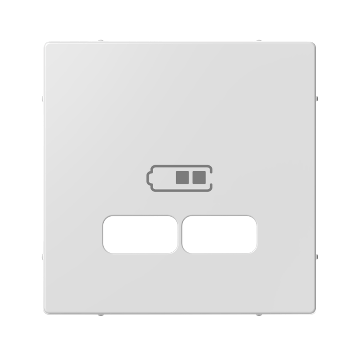SCHNEIDER ELECTRIC MERTEN USB töltő burkolat, System-M, aktívfehér (MTN4367-0325)