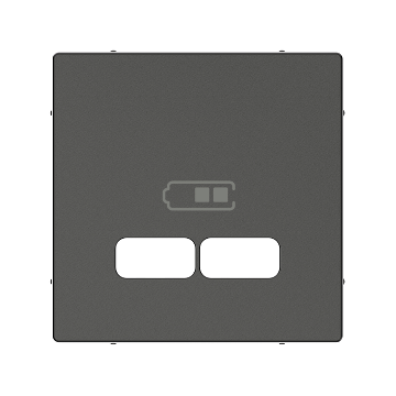 SCHNEIDER ELECTRIC MERTEN USB töltő burkolat, System-M, antracit (MTN4367-0414)