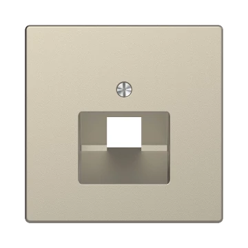 SCHNEIDER ELECTRIC MERTEN Fedlap, 1xRJ45 aljzathoz, D-Life, szahara (MTN4521-6033)