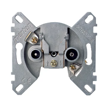 SCHNEIDER ELECTRIC MERTEN TV/R-SAT aljzat, átmenő (MTN466098)