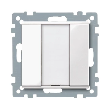 SCHNEIDER ELECTRIC Merten-KNX 1-es nyomógomb , SystemM, polárfehér, fényes (MTN617119)