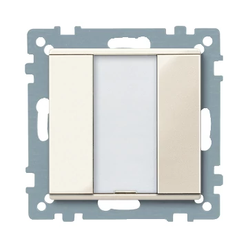 SCHNEIDER ELECTRIC Merten-KNX 1-es nyomógomb , SystemM, fehér, fényes (MTN617144)