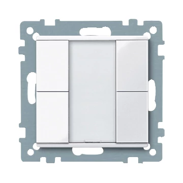 SCHNEIDER ELECTRIC Merten-KNX 2-es nyomógomb , SystemM, aktív fehér, fényes (MTN617225)