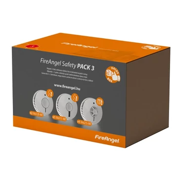 FireAngel Safety pack 3 - gazdaságos füst és hőérzékelő vészjelző csomag (FA SP 3)