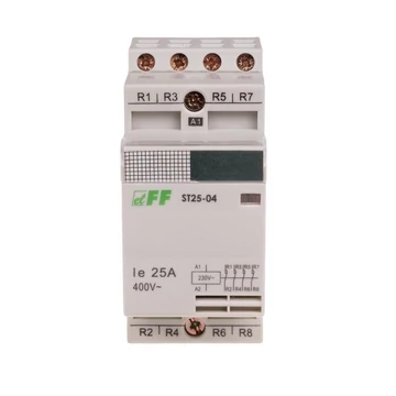 FF FILIPOWSKI ST25-04 Moduláris kontaktor, 25A, 0 NC+4 NO, 2 modul (ST25-04)
