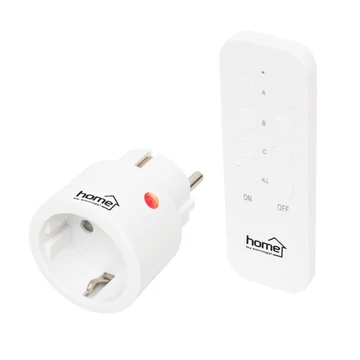 Somogyi Elektronic Home TH2311 távirányítható mini hálózati aljzat szett, 2300 W, 1 aljzat + 1 távirányító (TH2311)