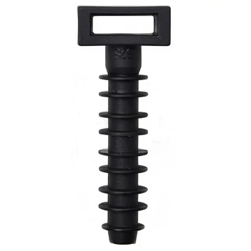 TRACON Beüthető kábelkötegelő tipli, d8mm, 10,3x3,2mm, PA6.6 (9843)