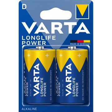 VARTA Longlife Power Alkáli Góliát Elem D, LR20, B2, 1.5V (LR20POW)