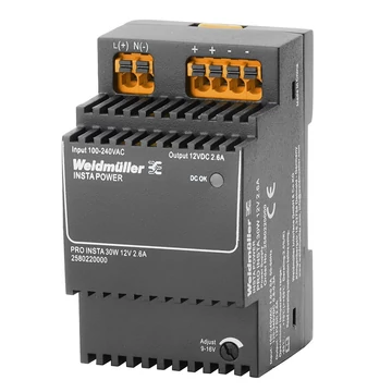WEIDMÜLLER PRO INSTA 30W 12V 2.6A tápegység (2580220000)