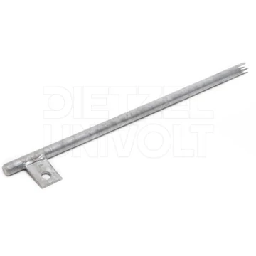 DIETZEL UNIVOLT ESP 750fv földelőrúd, zászlós csatlakozóval, rúdátmérő 16 mm, H=750mm (006497)
