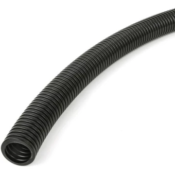 DIETZEL UNIVOLT HFXP-HT 25 FEK 50M hal.mentes gégecső, PC, lépésálló >750N, hideg és hőálló, -45°C/+150°C, fekete (011303)