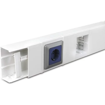 DIETZEL UNIVOLT MAK 100/150 FEH 3/3M kábelcsatorna, fedéllel, PVC, >1250N, IP40, -25°C/+60°C (022789)