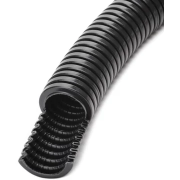 DIETZEL UNIVOLT FXP Turbo 50 FEK UV 25M lépésálló gégecső, PVC, UV-álló, >750N, -25°C/+60°C, fekete (098775)