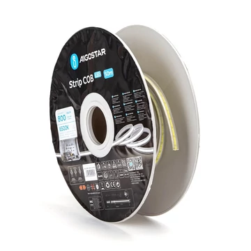 Aigostar 230V-os 50m-es COB LED szalag 6500K Hideg Fehér 8W/m (295561)