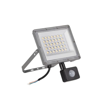 KANLUX ACETE 30W CCT SE GR LED reflektor mozgásérzékelővel, 2400/3240/2910lm, 3000/4000/6500K, IP44 (38497)