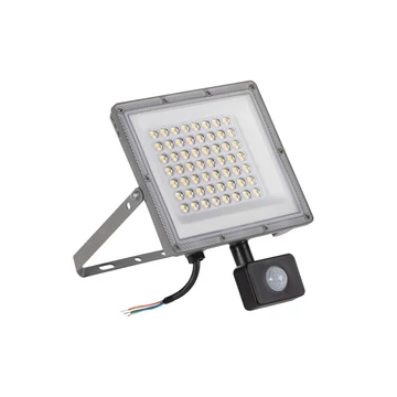 KANLUX ACETE 50W CCT SE GR LED reflektor mozgásérzékelővel, 4300/5400/4850lm, 3000/4000/6500K, IP44 (38498)