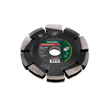 METABO Gyémánt marótárcsa 2 soros, 125x18x22,23mm, professional, UP, univerzális (628298000)