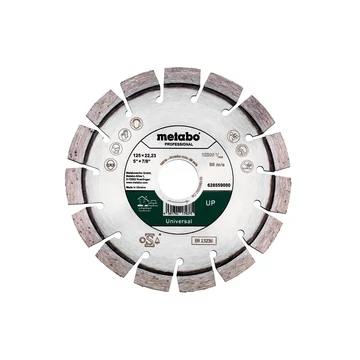 METABO Gyémánt darabolótárcsa 125x22,23mm, UP, Universal, professional (628559000)