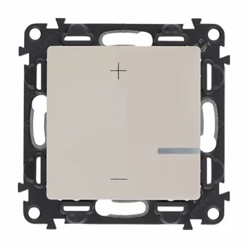 LEGRAND Valena Life nyomógombos fényerőszabályzó 125W, 2 vezetékes, elefántcsont (752262A)