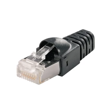 WEIDMÜLLER IE-P70 RJ45 Informatikai csatlakozó vezetéktörés-gátlóval, 6,2-7,1 mm, Cat.6A / Class EA (ISO/IEC 11801 2010), IP20 (8813120000)