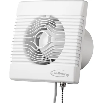 AirROXY pRemium ventilátor, 15W, átmérő: 100mm, légáram: 104m3/h, Időzítős "TS" modell (AIR-01-015)