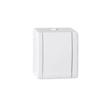 Aling-Conel POWER - 2P+F csatlakozó aljzat, 16A 250V, IP44, fehér (2411.00)