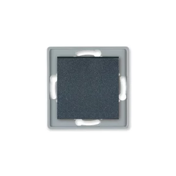 Aling-Conel PRESTIGE - 102 kétpólusú kapcsoló, 10A 250V, keret nélkül, grafit (60052.2)