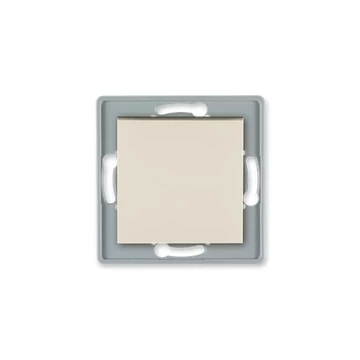 Aling-Conel PRESTIGE - 101 egypólusú kapcsoló, 10A 250V, keret nélkül, krém (6005.9)