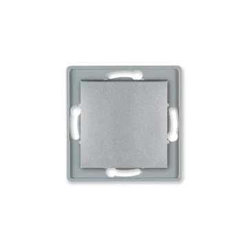Aling-Conel PRESTIGE - 107 keresztváltó kapcsoló, 10A 250V, keret nélkül, ezüst (6008.S)
