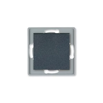 Aling-Conel PRESTIGE - 101N nyomógomb, 10A 250V, keret nélkül, grafit (60090.2)