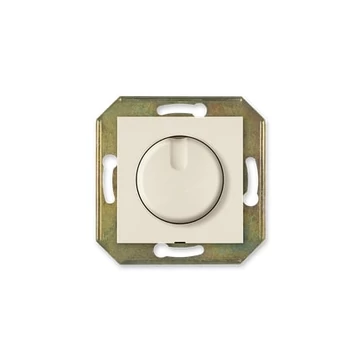 Aling-Conel PRESTIGE - fényerőszabályzó kapcsoló 40-400VA, 230V/50Hz, egypólusú, keret nélkül, krém (60173.9)