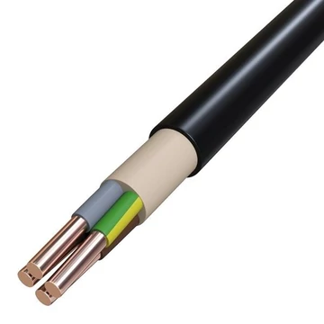E-YY-J 4x 4 mm2 RE (0,6/1kV) (ring), Réz földkábel, tömör erű (20212138)