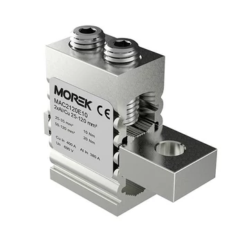 MOREK OT 120-2 Leágazó kengyel, univerzális 2xAl/Cu 16-120 mm2 (MAC2120E10)