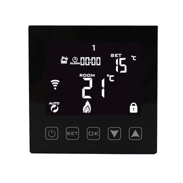 EVP HY603WE WIFI black termosztát +5..+35°C, 16A padlóérzékelővel (EVPWIFIHY603WEB)