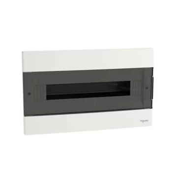 SCHNEIDER ELECTRIC EASY9 EU Kiselosztó, füstszínű ajtó, süllyesztett, 1x18 modul, PEN (EZ9EUA118)