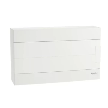 SCHNEIDER ELECTRIC EASY9 EU Kiselosztó, teli ajtó, falon kívüli, 1x18 modul, PEN (EZ9EUD118)