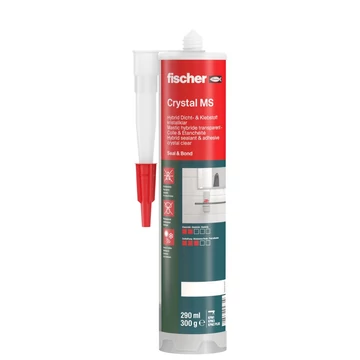 FISCHER MS-290 Tömítőragasztó, áttetsző, 290 ml (503317)