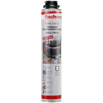 FISCHER PUBS 750 B2 Egykomponensű purhab, 750ml (pisztolyhab) (513763)