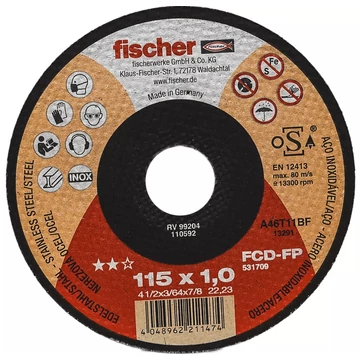 FISCHER FCD-FP 115 x 1,0 x 22,23 plus Vágókorong (531709)